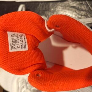 Kids' Orange and White Shoes